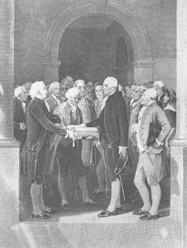 Washington Taking the Oath