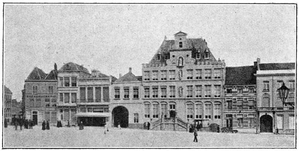 Tegenwoordige Groote markt te Bergen-op-Zoom.