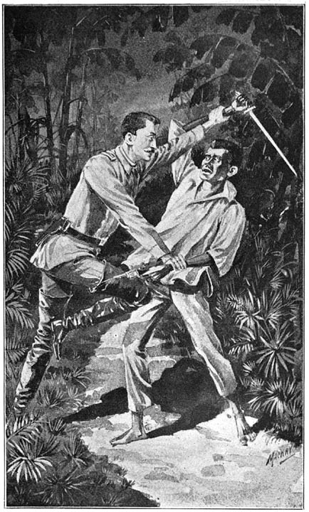 “I drew back the right leg as far as I could, doubled up the knee, and, with all the strength that I possessed, drove it again into his abdomen.”