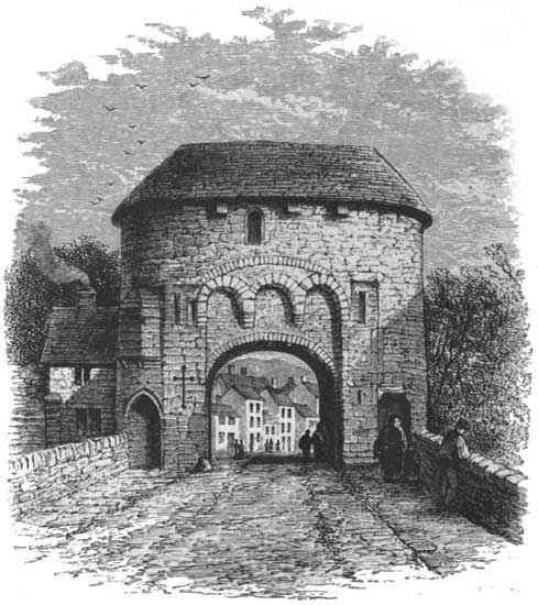 GATE ON MONMOUTH BRIDGE.