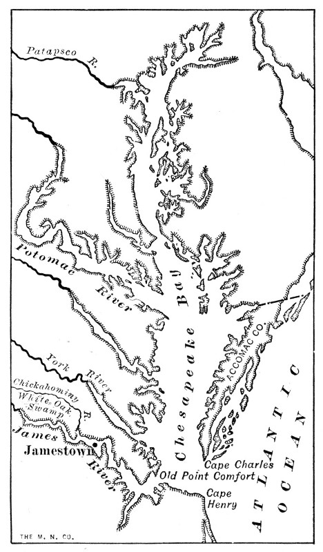 Jamestown and the Surrounding Country.