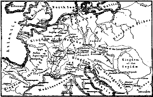 THE MIGRATIONS OF THE RACES, A. D. 500.