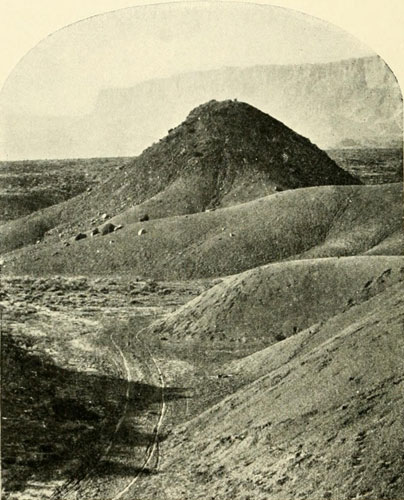 Looking West from
Jacob’s Pool on Road to Lee’s Ferry. Vermilion Cliffs in Distance.