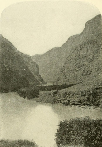 Head of the Canyon of Lodore just inside the “Gate”.