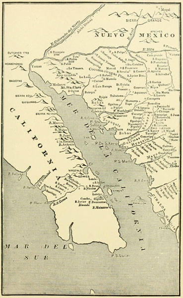 Padre Kino’s Map of
1701.