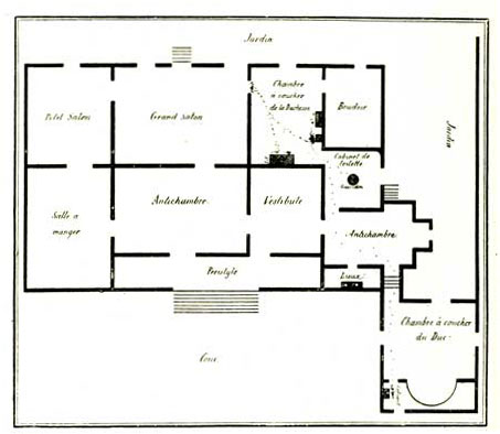 Plan de l'Htel Praslin