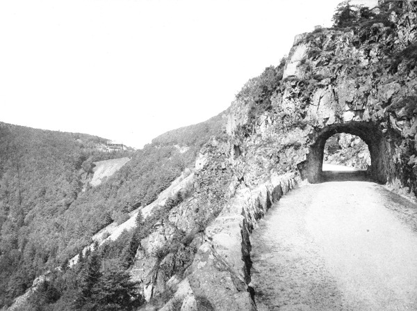 La Schlucht.  The Tunnel on the Road to Mnster.