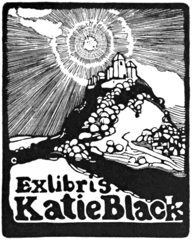 Book-plate of Katie Black