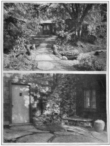 Image unavailable: Color Cement Flagstones Used for a Bridge, Garden Pathway, and Entrance.