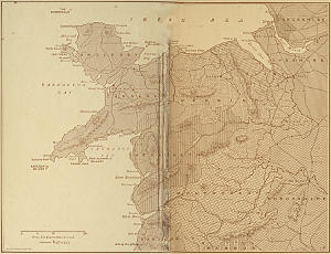 Map of Wales