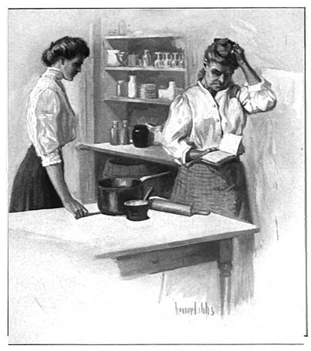 Two women in kitchen