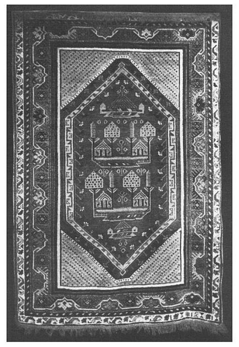 KIR SHEHR HEARTH RUG.