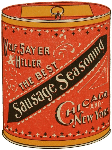 Sausage seasoning