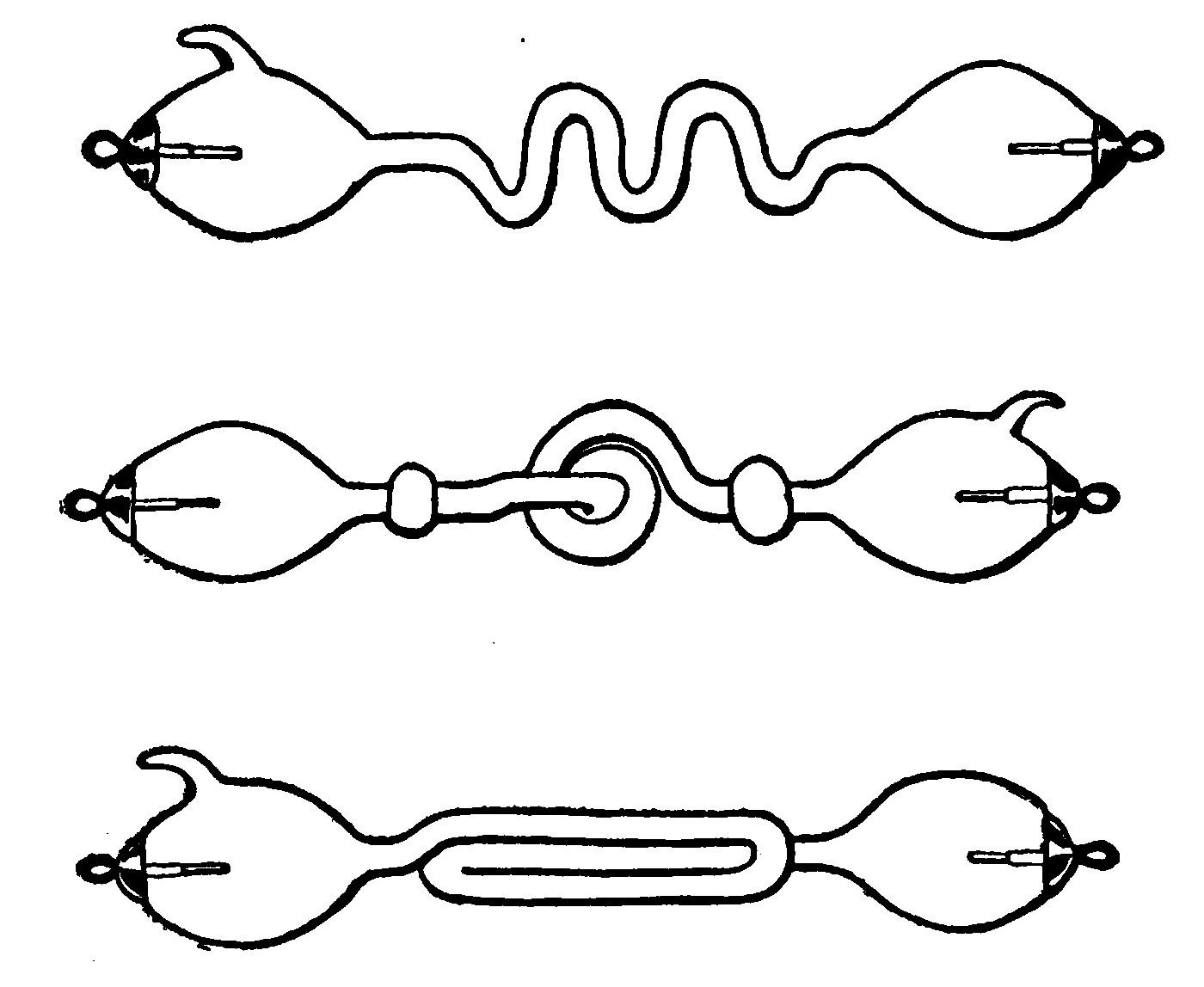 Fig. 168.—Geissler Tubes.