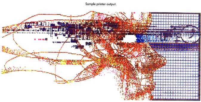 Sample printer output